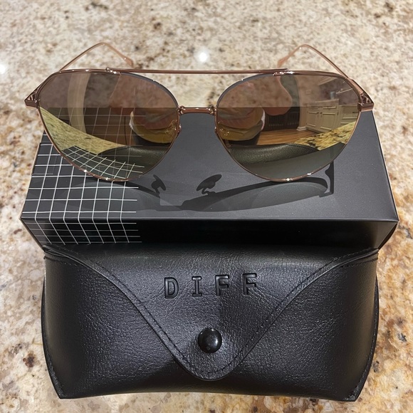 Diff Dash Rose Gold Cherry Blossom Mirror lens . - Picture 2 of 2